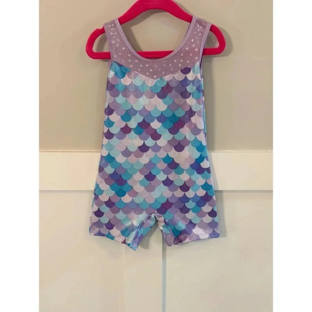 Girls' Unbranded Gymnastics Leotard 4Y Lavender - Picture 1 of 5